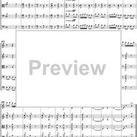 Serenade for String Orchestra in C major (C-dur). Movement IV, Finale (Tema Russo) - Score