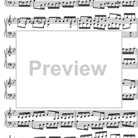 Fugue Bb Major BWV 954