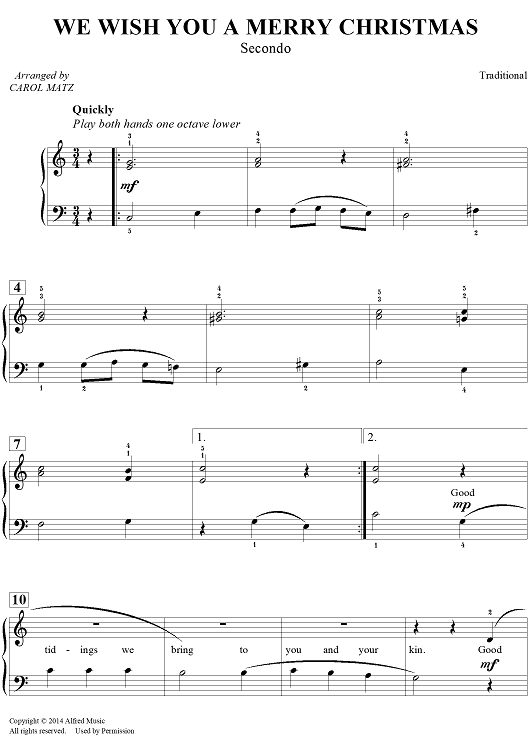 We Wish You a Merry Christmas