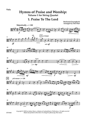 Hymns of Praise and Worship: Volume 1 - Viola