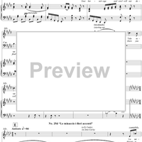 La forza del destino, Act 4, Nos. 25c and 25d, Scene and Duet. "Invano Alvaro" and "Le minaccie i fieri accenti" - Score