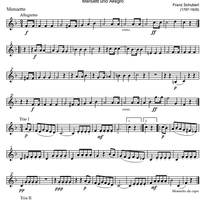 Octet F Major D72 - Clarinet 2