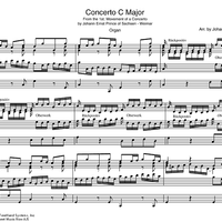 Concerto C Major BWV 595