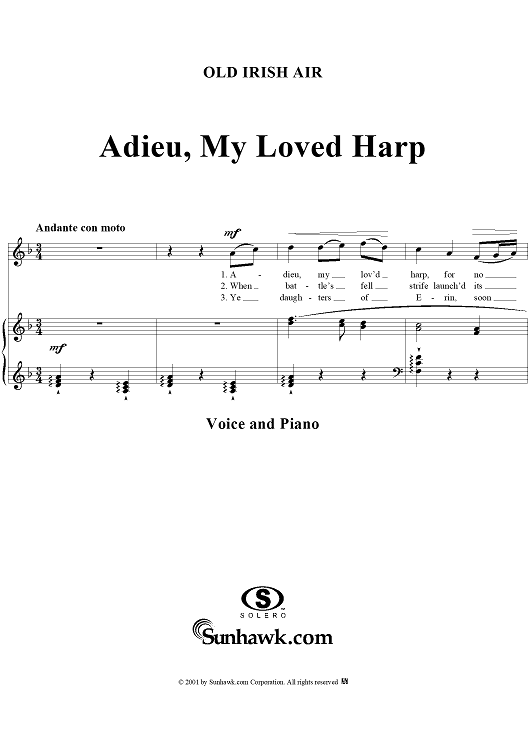 Adieu, My Loved Harp