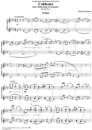 Coblentz, from "Reflections of Germany", Op. 28