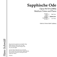 Sapphische Ode Op.94 No. 4