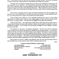 The Stone Wall - Score