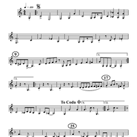 Beale Street Blues - Bass Clarinet