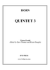 Quintet No. 3 - Horn in F
