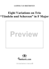 Eight Variations on Trio "Tändeln und scherzen" in F Major, WoO 76