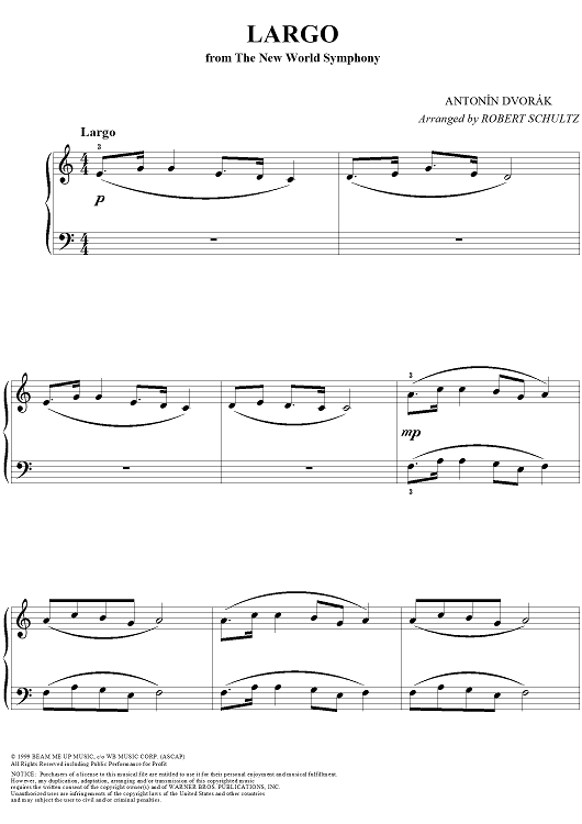 Largo (from The New World Symphony)