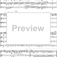 String Quartet No. 6, Movement 3 - Scherzo - Score