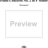 Piano Concerto No. 2, Movement 3 - Piano