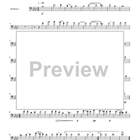 Two Madrigals, Vol. 1 - from Morley's "First Book of Madrigals to 4 Voices" (1594) - Trombone 1