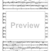 Concerto for Four Horns - Score