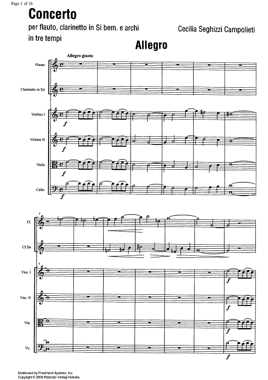 Concerto - Score