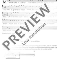 Misericordias Domini - Choral Score
