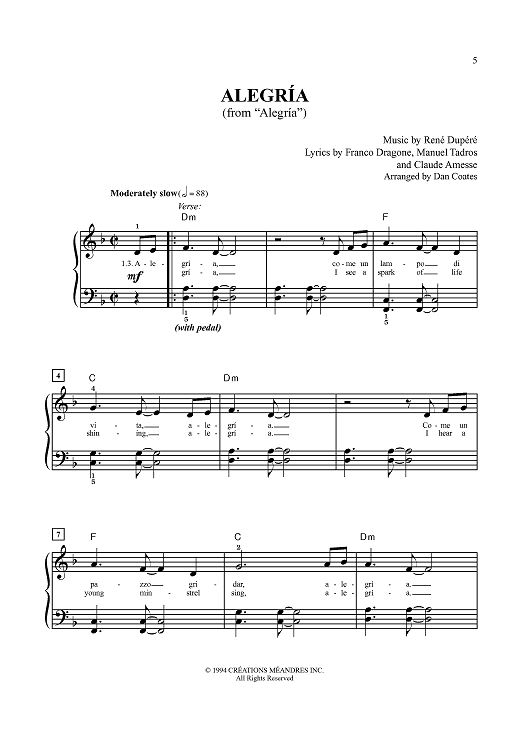 Alegria - from "Alegria"