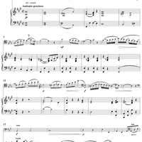 Andante from Concerto No. 2, Op. 3 - Piano Score