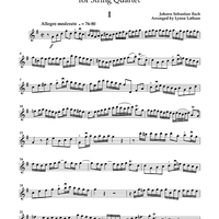 Brandenburg Concerto No. 1 - Violin 1