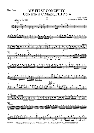My First Concerto - Concerto in C Major, F111 No. 6 - Solo Viola