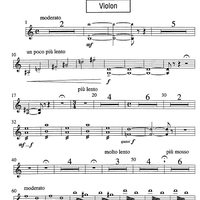 Sylvie et le paon - Violin