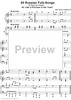 50 Russian Folk-Songs. No. 44. Like a Princess in the Town