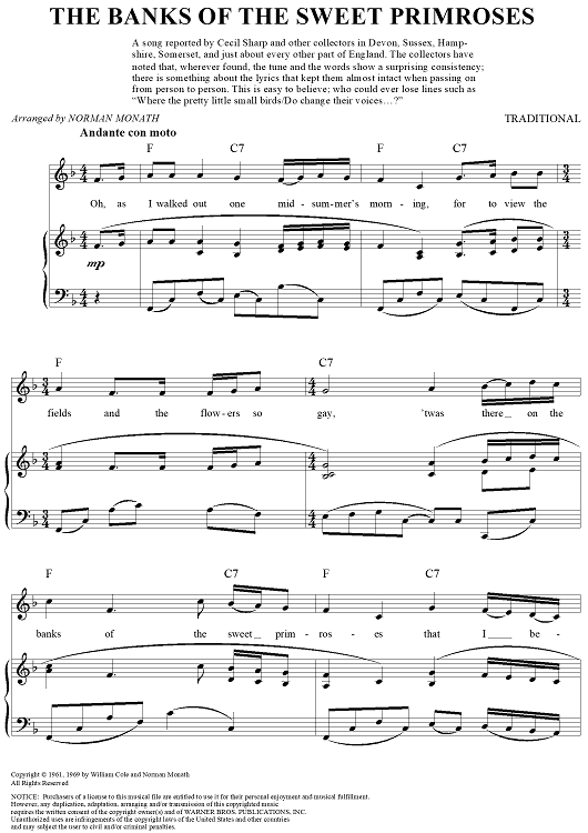 The Banks of the Sweet Primroses