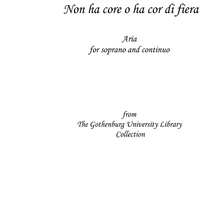 Non ha core o ha cor di fiera