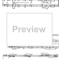 Quatre Morceaux d'Eglise - Score