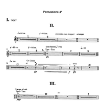 5 Frammenti sinfonici - Percussion 4