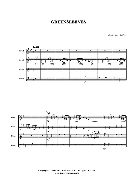 Holiday Treats, Volume 2 - Score