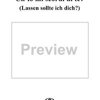 Ch'io mi scordi di te? (Lassen sollte ich dich?), rec. and aria