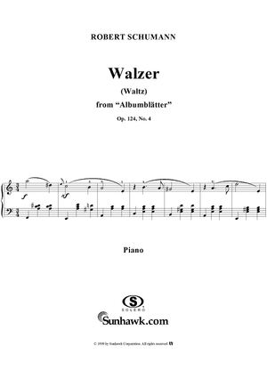 Albumblätter, No. 4: Walzer