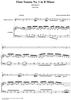 Flute Sonata No. 1, Movement 1 - Piano Score