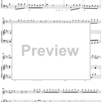 Suite No. 13 in D Major - Piano Score