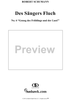 "Genug des Frühlings und der Lust!", No. 6 from "Des Sängers Fluch", Op. 139
