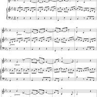 Violin Sonata No. 4, Movement 3 - Piano Score