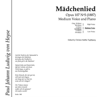 Mädchenlied Op.107 No. 5