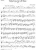 Violin Concerto in E Minor - Violin