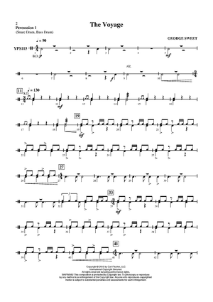 The Voyage - Percussion 1