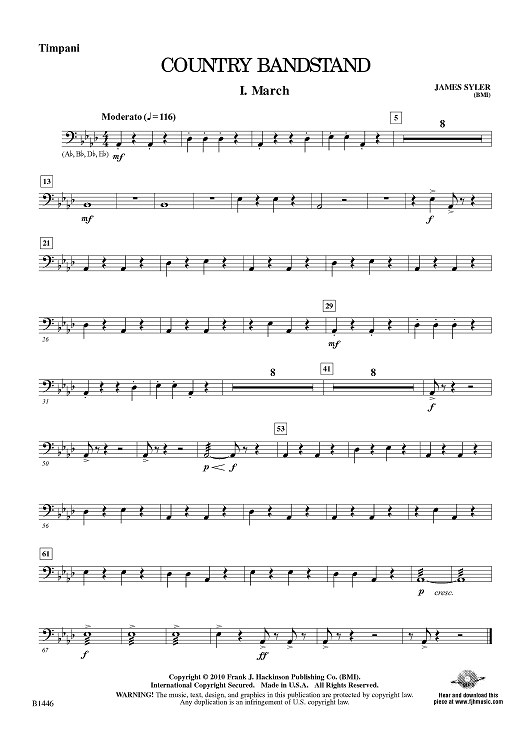 Country Bandstand - Timpani