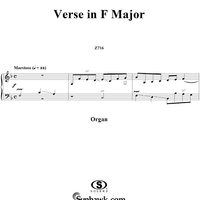 Verse in F Major