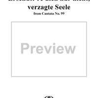 "Erschütt're dich nur nicht, verzagte Seele", Aria, No. 3 from Cantata No. 99: "Was Gott tut, das ist wohlgetan" - Tenor
