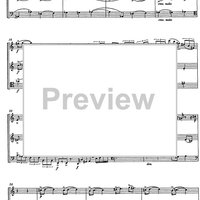 Trio di canzoni - Score