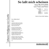 Mignon: So lasst mich scheinen Op.98a No. 9