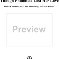 Though Philomela Lost Her Love