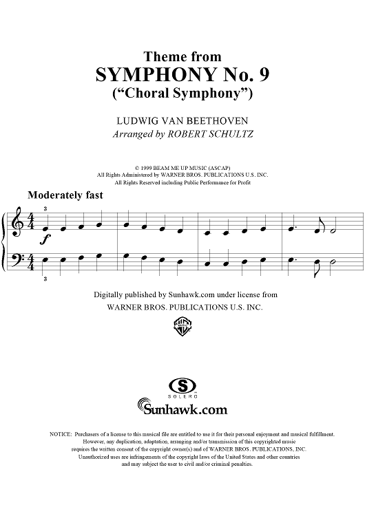 Symphony No. 9 ("Choral Symphony") (Theme)