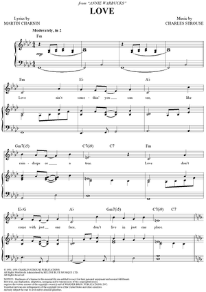 A Healthy, Normal American Boy (We Love You, Conrad) by Charles Strouse -  Piano, Vocal, Guitar - Digital Sheet Music