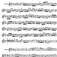 Sonata No. 3 b minor From Halle HWV 367b - Flute